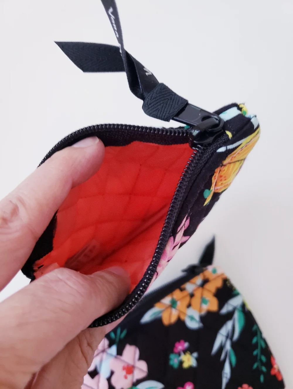 Vera Bradley Floral Print Zipper Coin Purse And Mini Bag - Picture 9 of 10